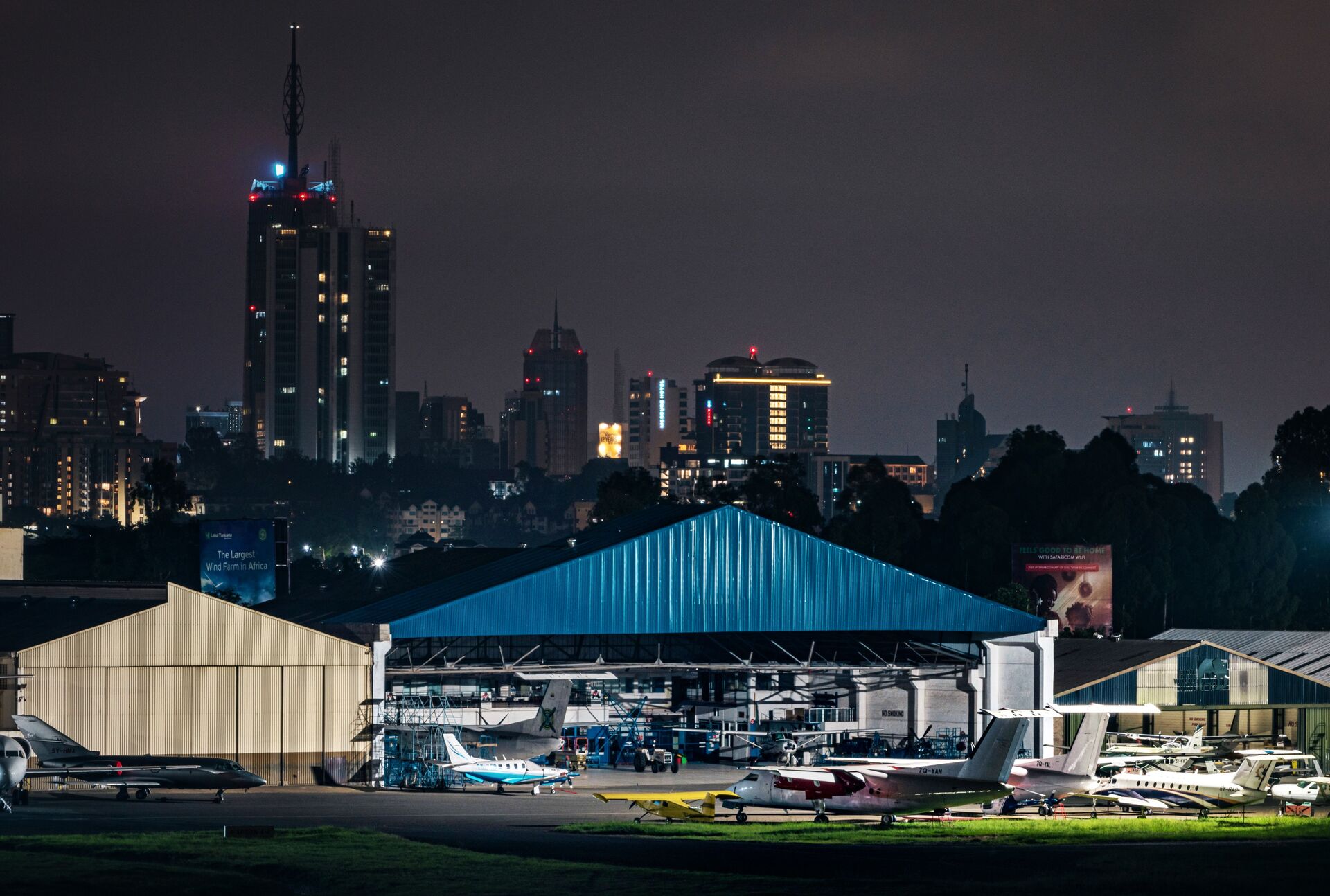 Airport in Nairobi, Kenya