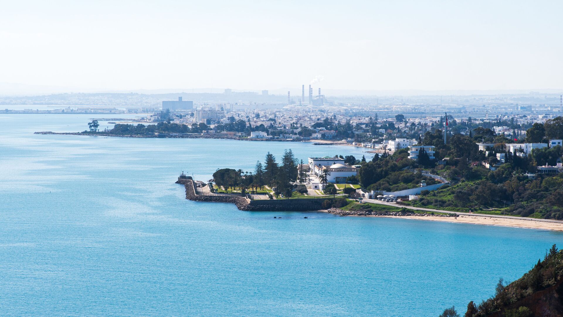 Tunisia, Carthage shoreline